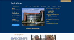 Desktop Screenshot of farrah-law.com